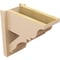 Ekena Millwork 7 1/2-in W x 14-in D x 14-in H Balboa Trad Rough Cedar Woodgrain TimberThane Outlooker, Primed Tan OUTUR075X14X14BOA04RCPR - alternate 6